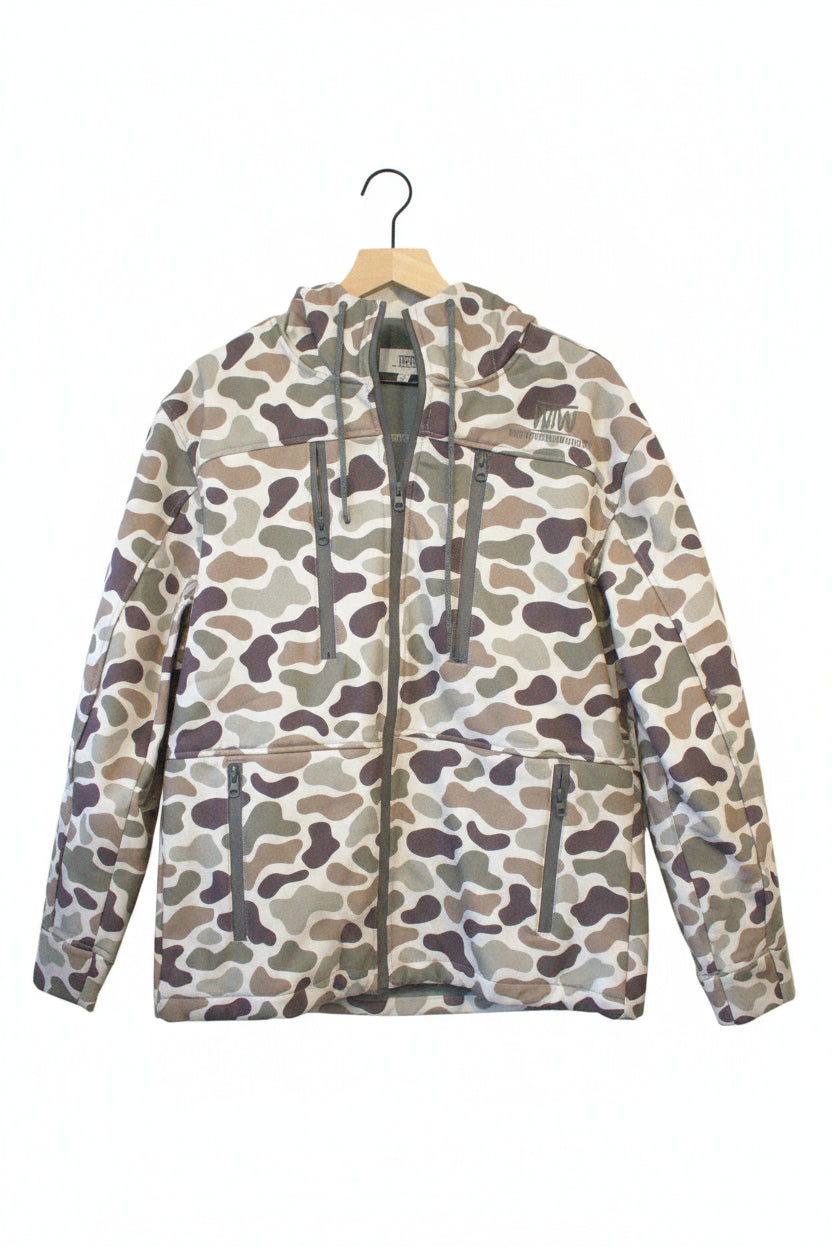 Camouflage Soft Shell Rain Jacket